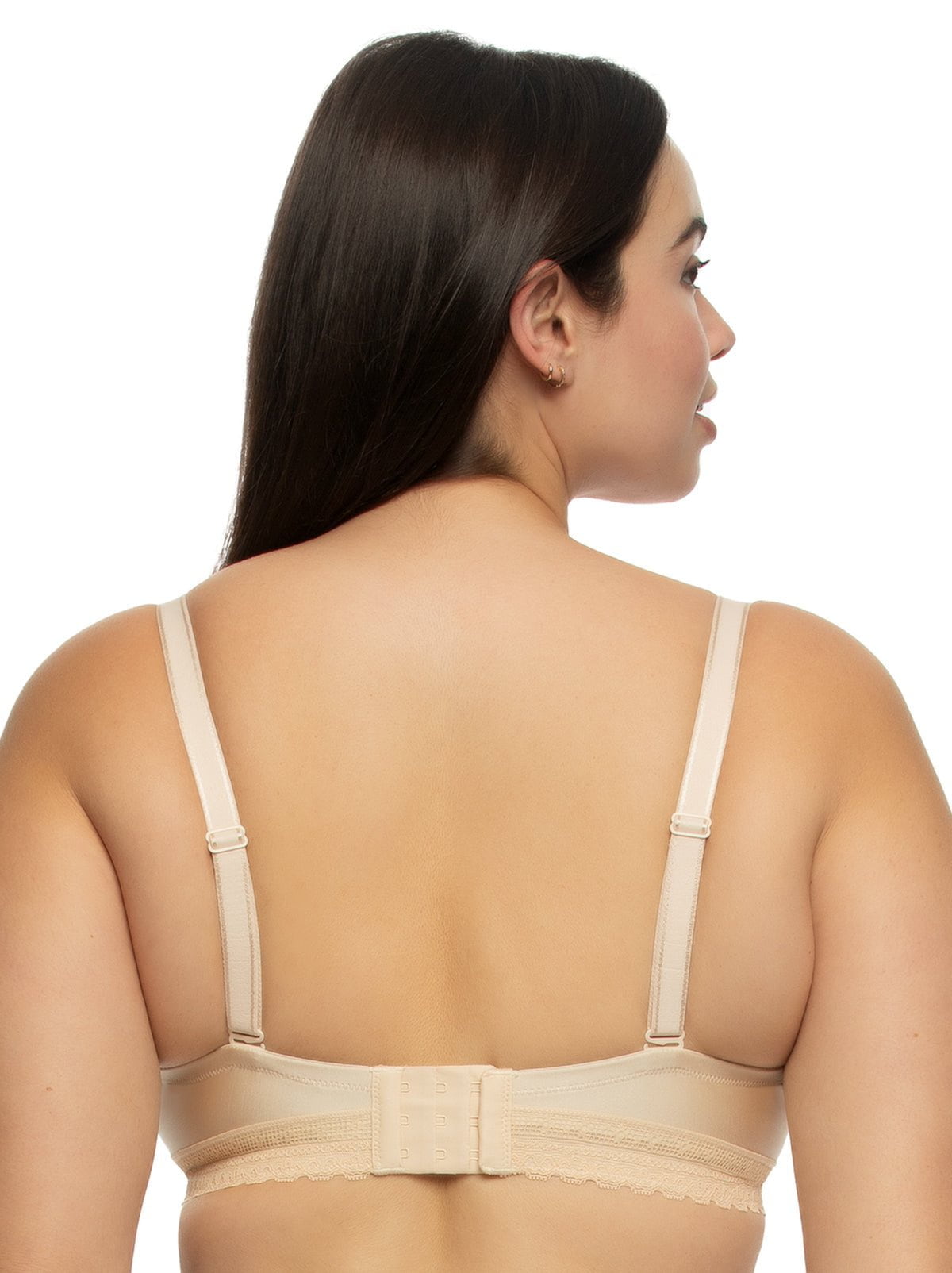 Felina Gorgeous Cushion Comfort T-Shirt Bra with Multi-Way Straps - Bare
