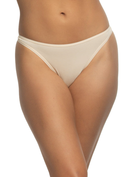 Felina So Smooth Modal Low Rise Thong - Bare