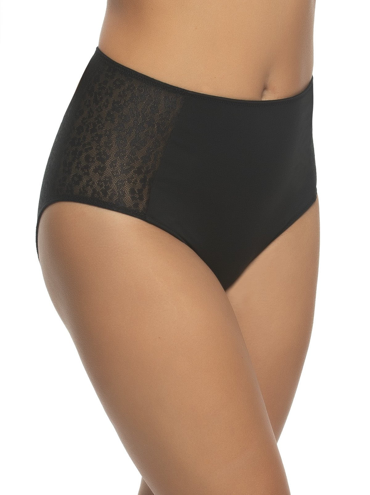 Felina Sabrina Hi-Cut Brief - Black