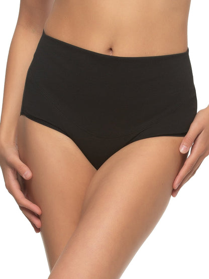 Felina Pima Cotton Stretch Control Brief 3-Pack - Black
