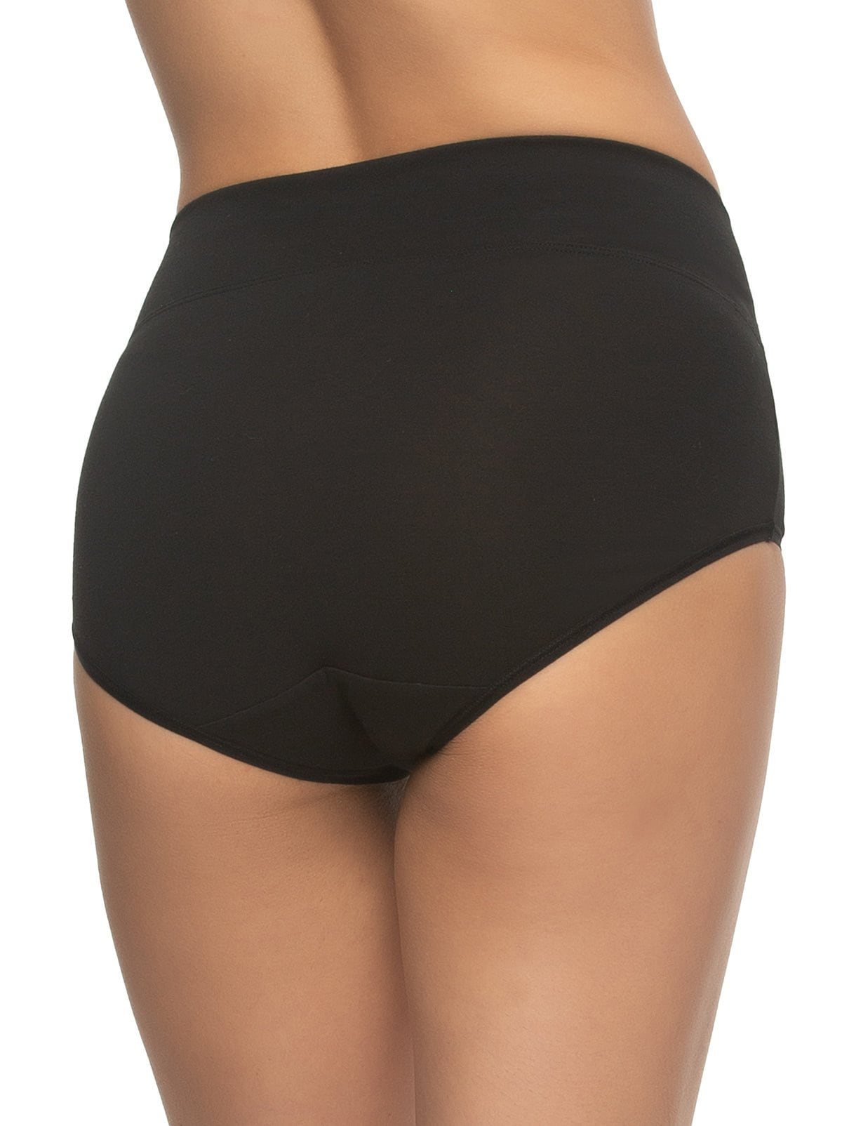 Felina Pima Cotton Stretch Control Brief 3-Pack - Black