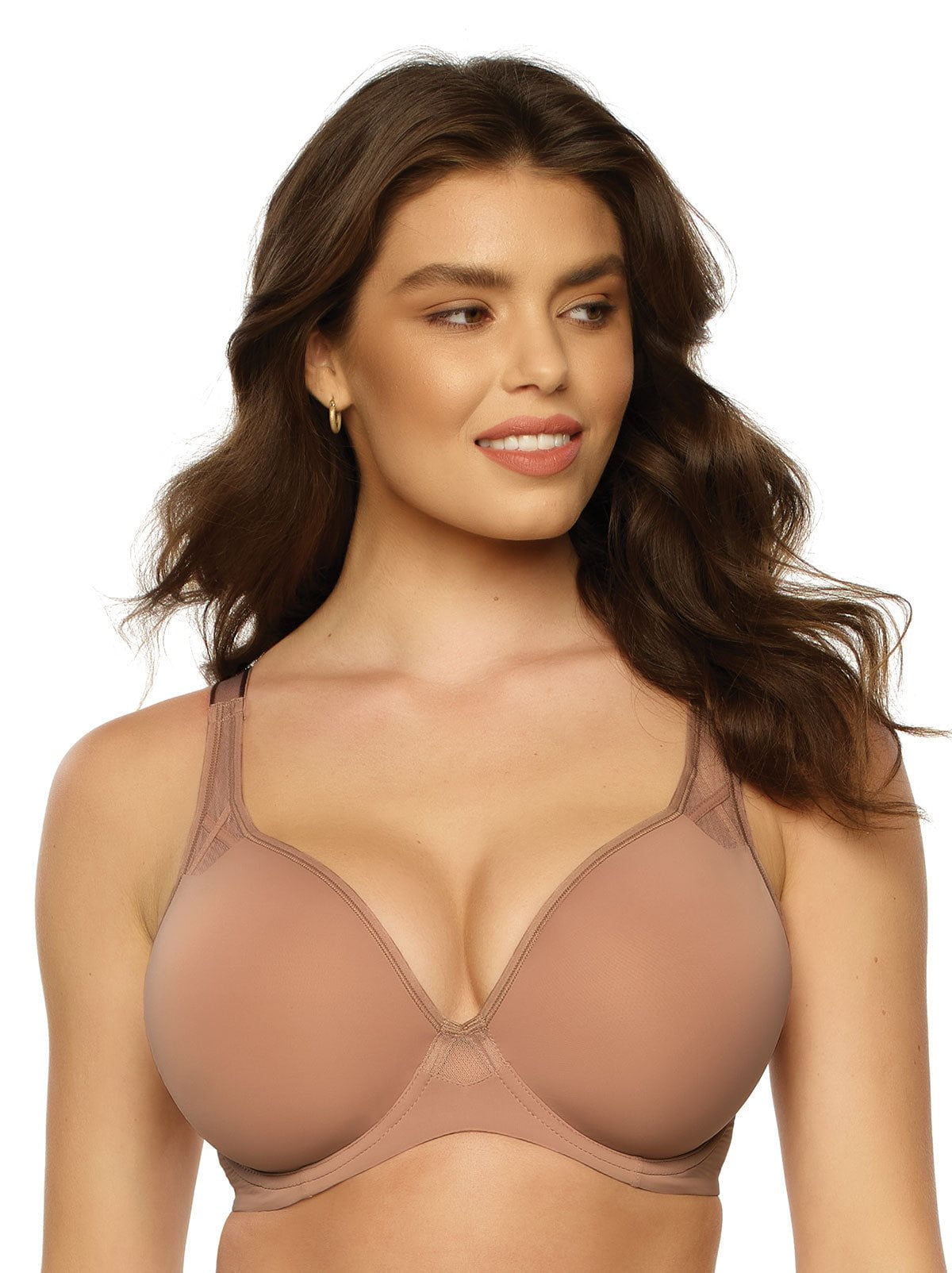 Felina Amaranth Plunge T-Shirt Bra - Rose Tan