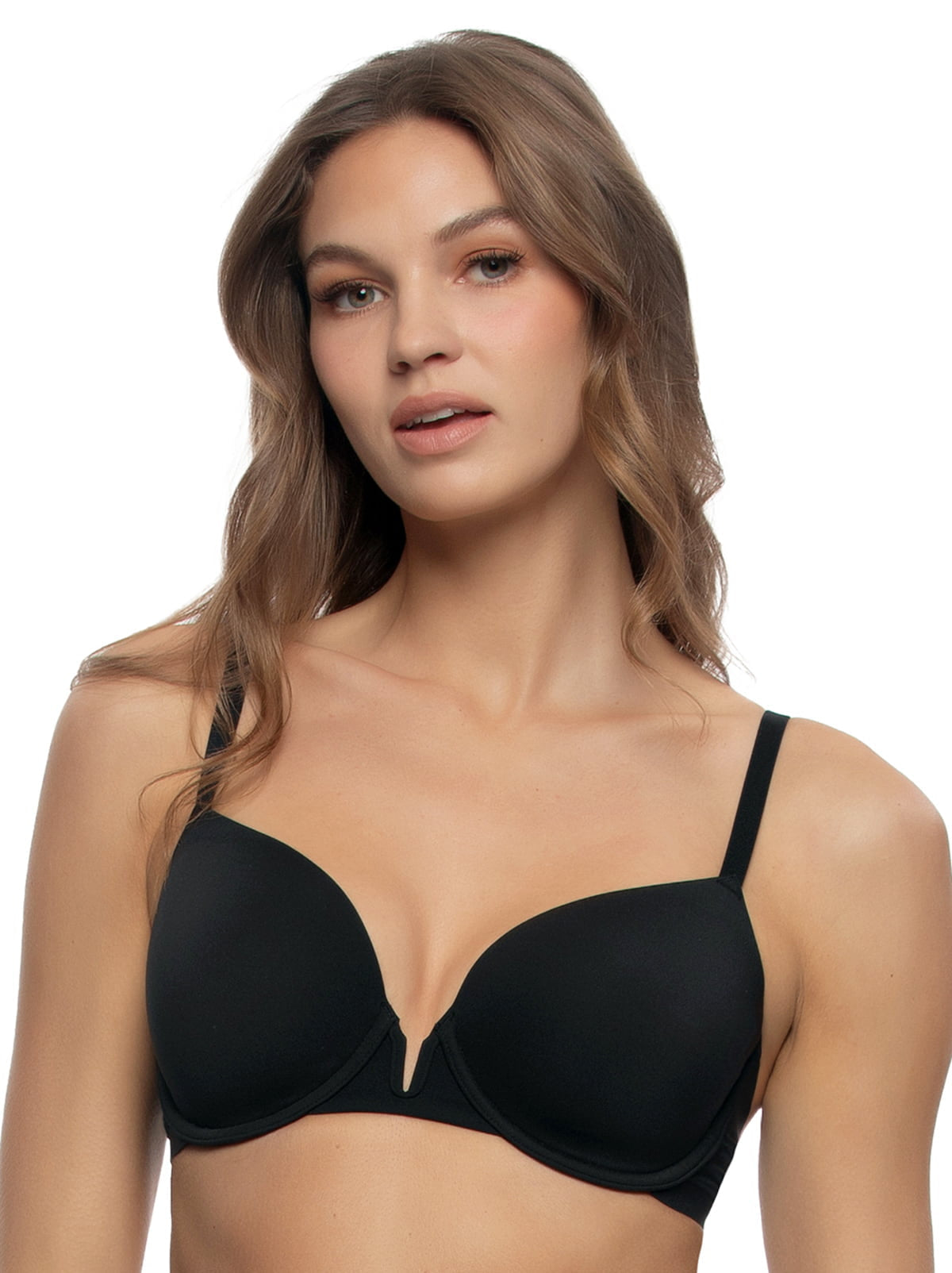 Felina Lunette Convertible T-Shirt Bra - Black