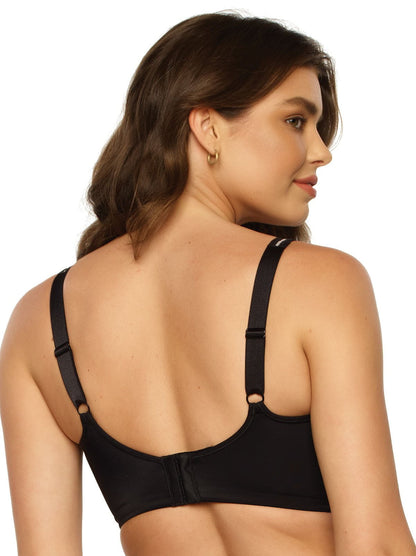 Felina Amaranth Unlined Minimizer Bra - Black