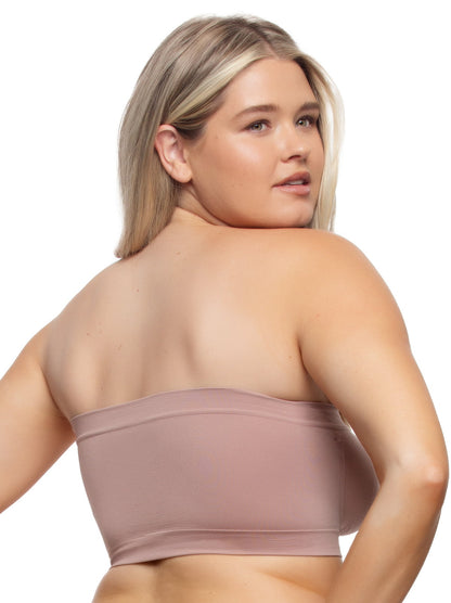 Felina Body Smooth Seamless Underwire Bandeau Bra - Rose Tan