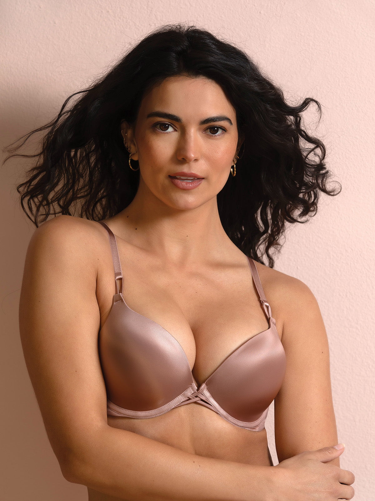 Felina Luscious Add-2-Cups Push Up Bra - Rose Tan