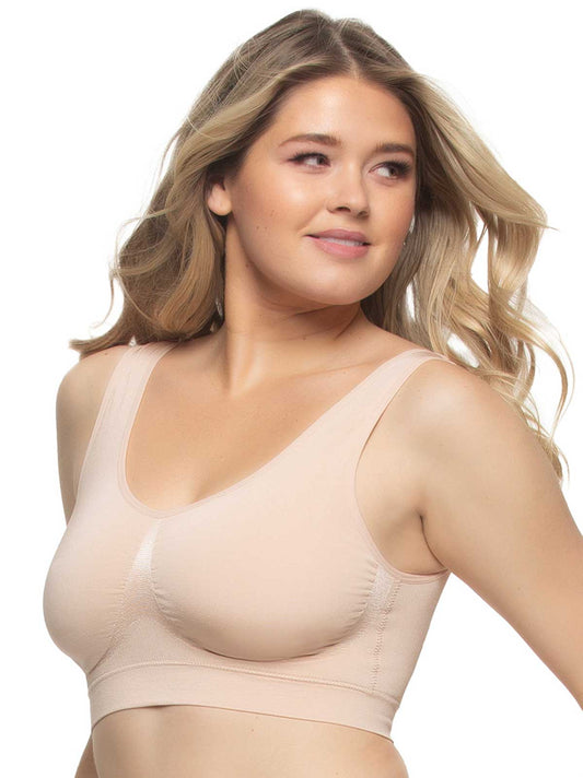 Felina Body Smooth Seamless Wireless Bra - Cameo Rose