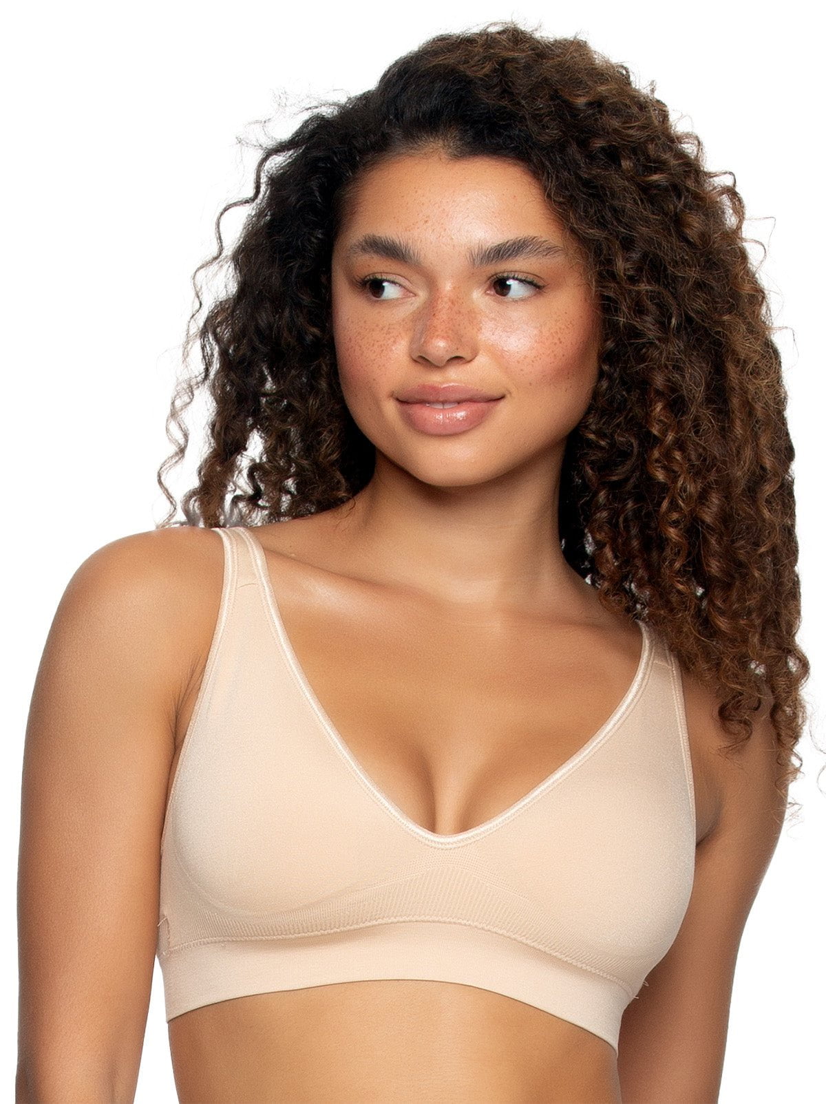 Felina Seamless Wireless Bra - Warm Neutral