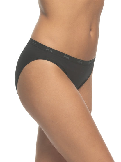 Felina Signature Cotton Stretch Bikini 5-Pack - Black