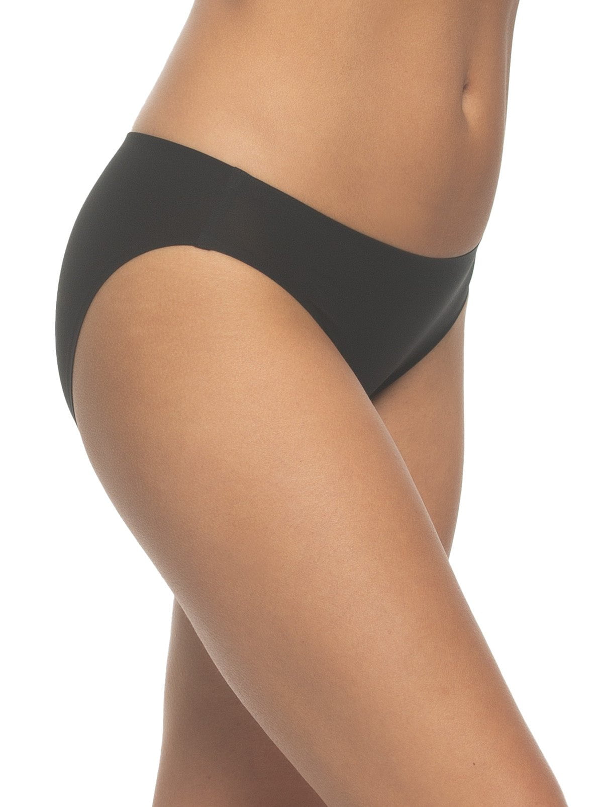 Felina No Show Stretch Bikini 5-Pack - Black