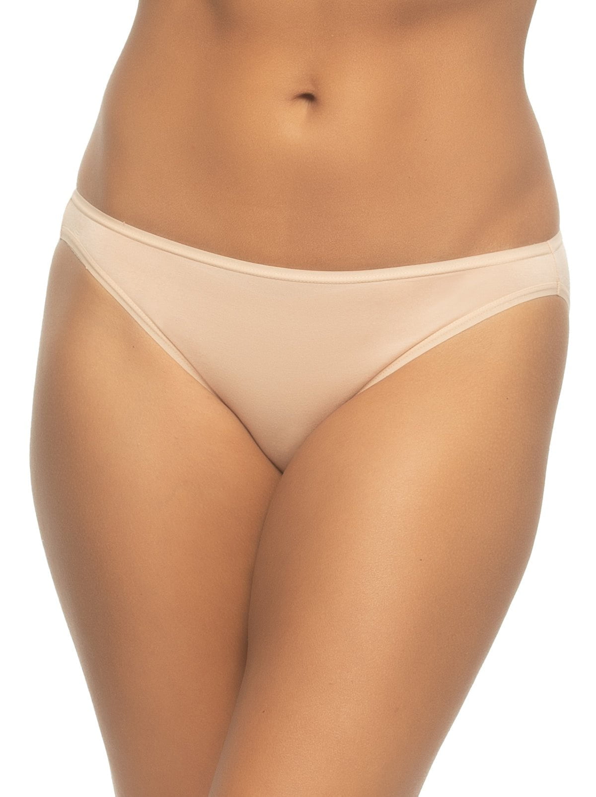 Felina So Smooth Modal Low Rise Bikini 6-Pack - Animal Basics
