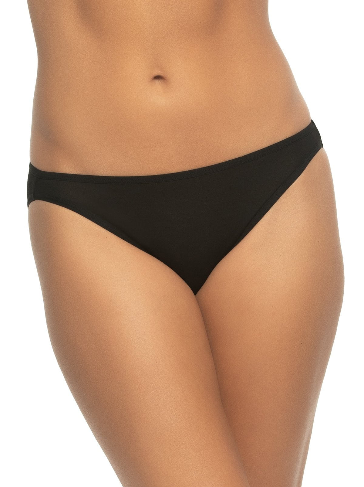 Felina So Smooth Modal Low Rise Bikini - Black