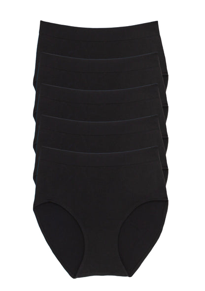 Felina Body Smooth Seamless Brief 5-Pack - Black