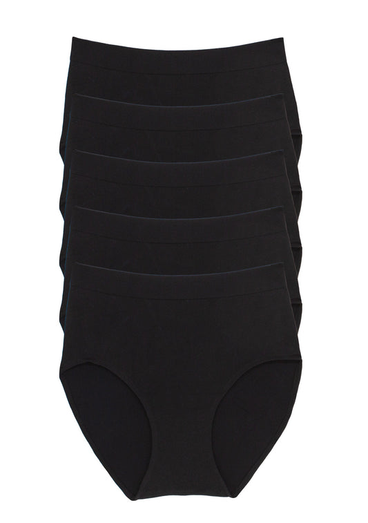 Felina Body Smooth Seamless Brief 5-Pack - Black