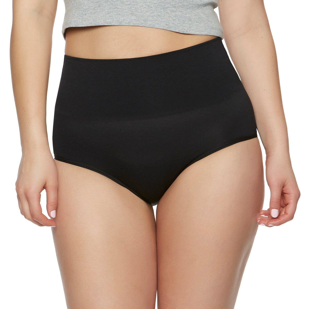 Felina Seamless Shapewear Brief 4-Pack - Black Warm Neutral