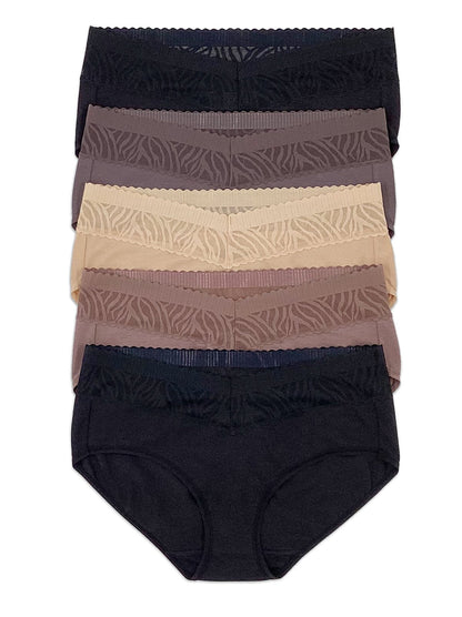 Felina Stay In Place Hipster 5-Pack - Classic Nudes