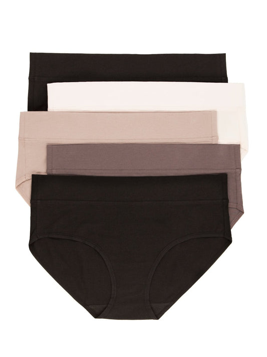 Felina Pima Cotton Stretch Hipster 5-Pack - Classic