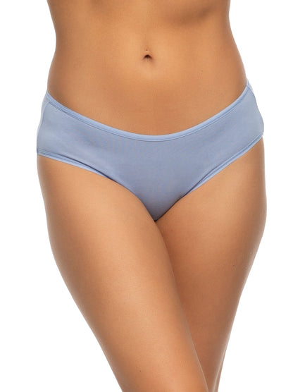 Felina Cotton Modal Stretch Hipster Underwear 5-Pack - Cotton Sky