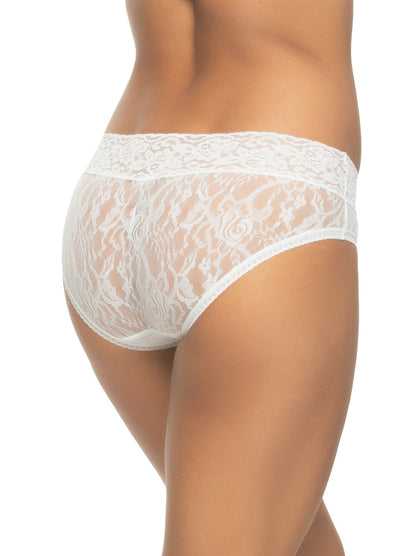 Felina Signature Stretch Lace Low Rise Hipster 5-Pack - Black White