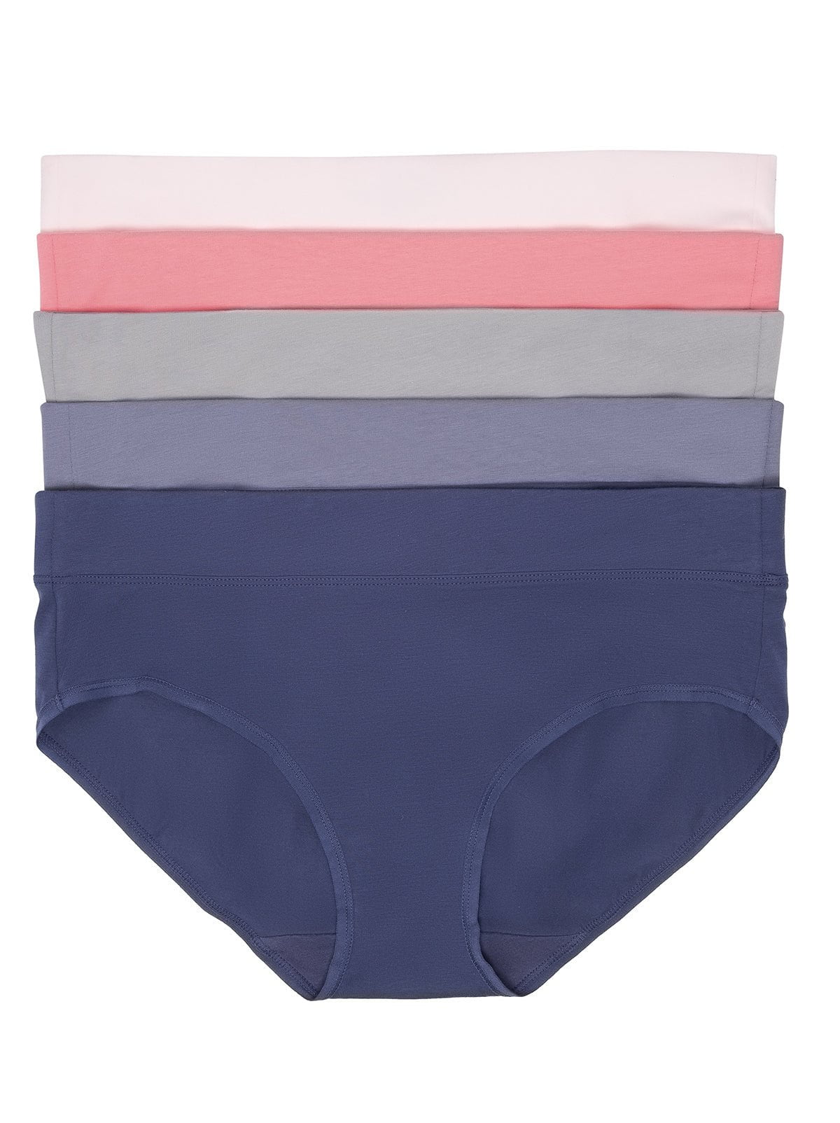 Felina Pima Cotton Stretch Hipster 5-Pack - Italian Garden