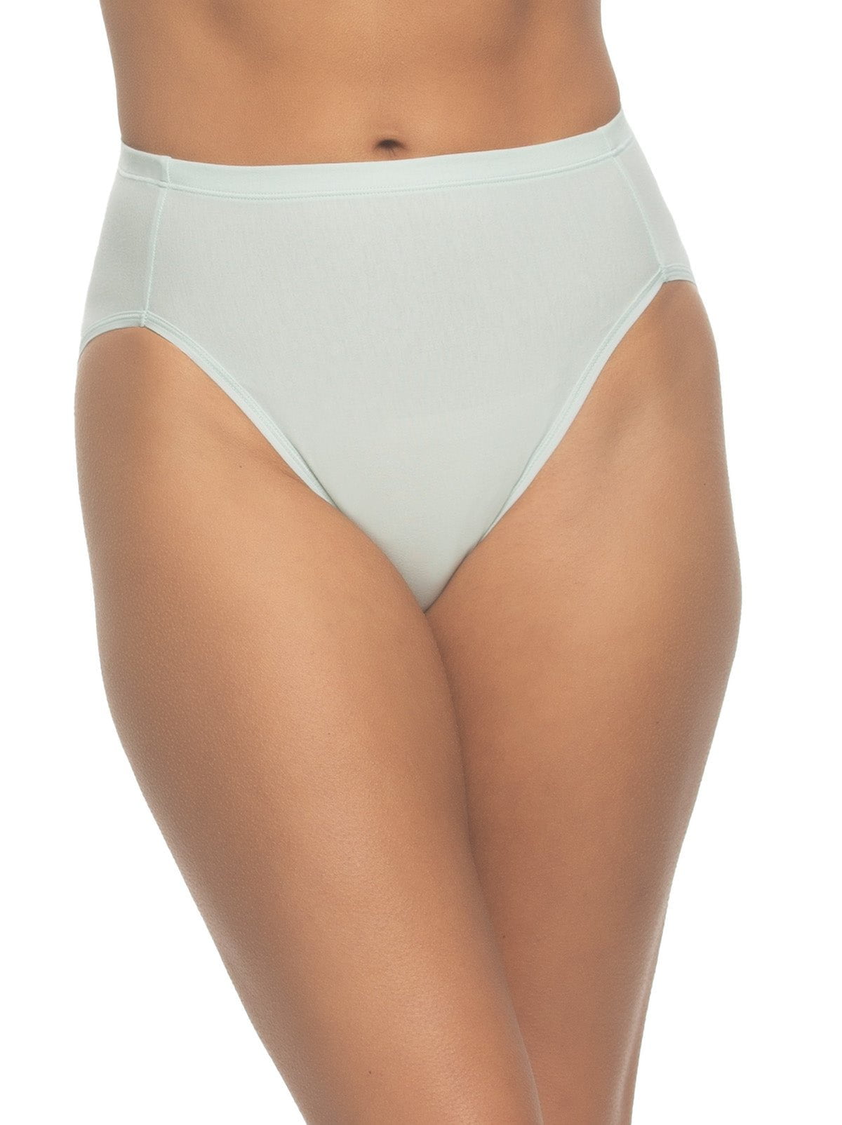 Felina The Perfect Panty Super Stretchy Cotton Hi-Cut Brief 6-Pack - Cool Neutrals