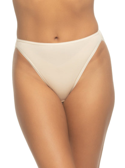 Felina So Smooth Modal Hi-Cut Panty 5-Pack - Black Bare