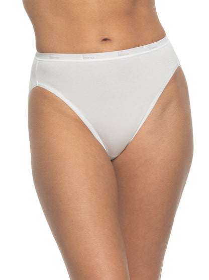 Felina Signature Cotton Stretch  Hi-Cut 5-Pack - Glacier Pink