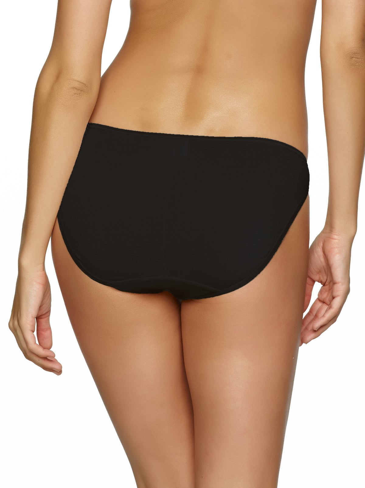 Felina So Smooth Modal Hi-Cut Panty - Black