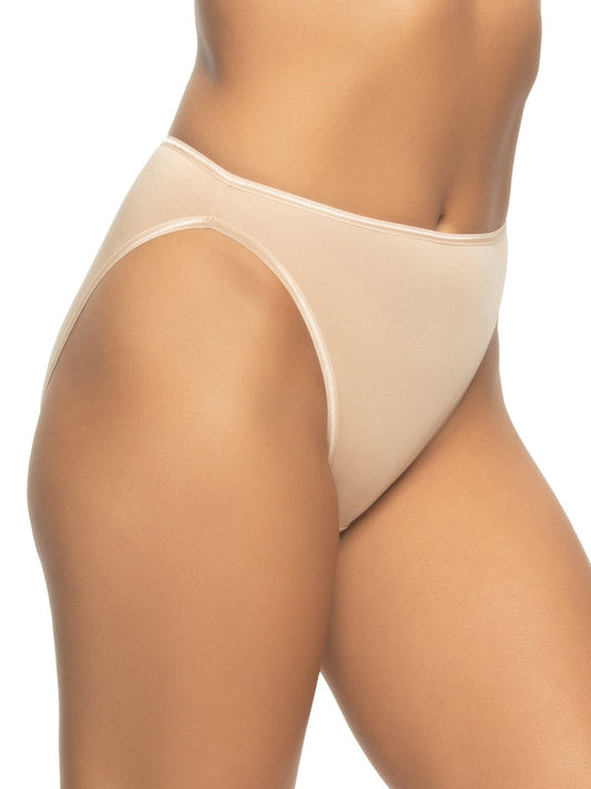 Felina So Smooth Modal Hi-Cut Panty - Warm Neutral
