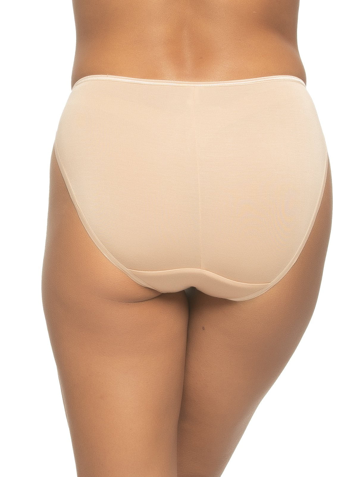 Felina So Smooth Modal Hi-Cut Panty - Warm Neutral