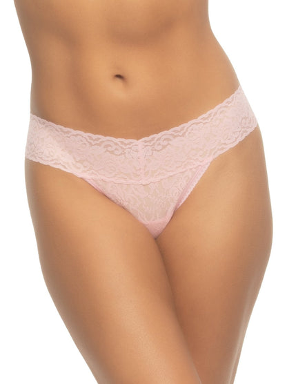 Felina Signature Stretch Lace Low Rise Thong 6-Pack - Neutrals