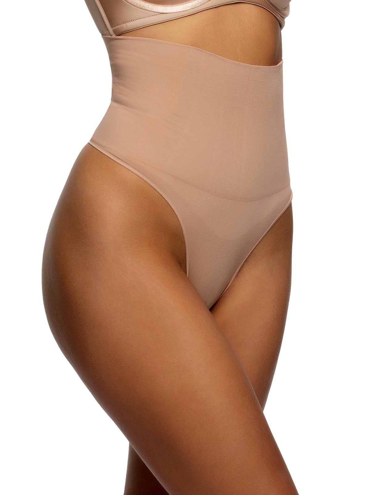 Felina Bodycon Seamless Sculpting Thong - Suede
