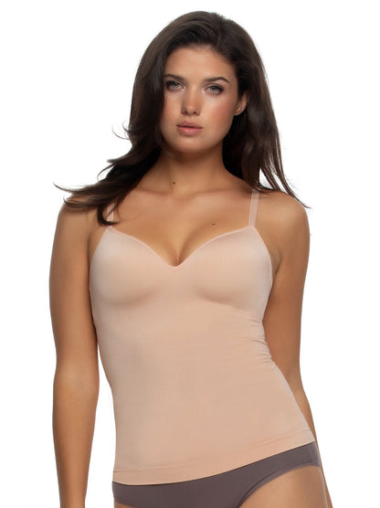 Felina Built-In Bra Cami - Cameo Rose