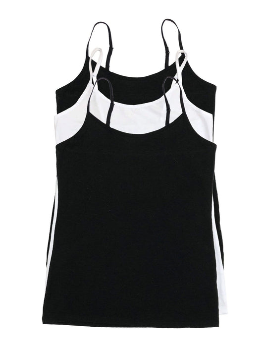 Felina Micro Modal Camisole 3-Pack - Black White