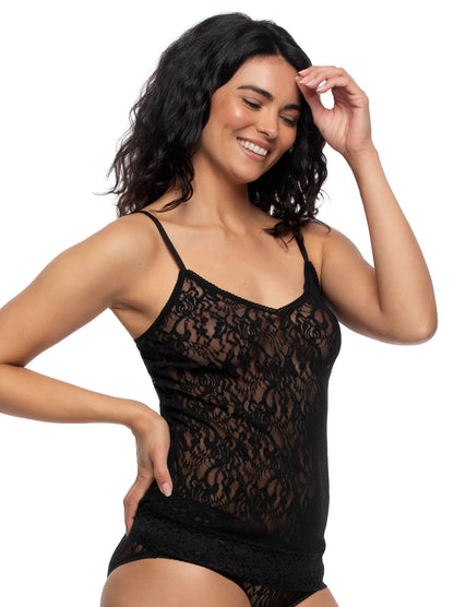 Felina Signature Stretch Lace Camisole - Black